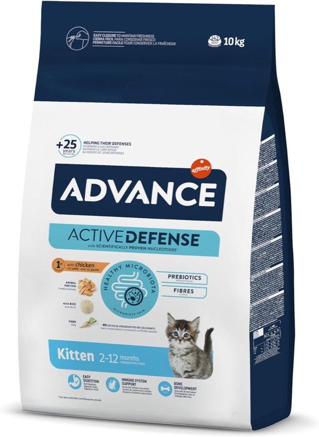 Ver imagen 5 de 5: El saco de 10 kg de Advance Kitten, el formato grande de la misma fórmula