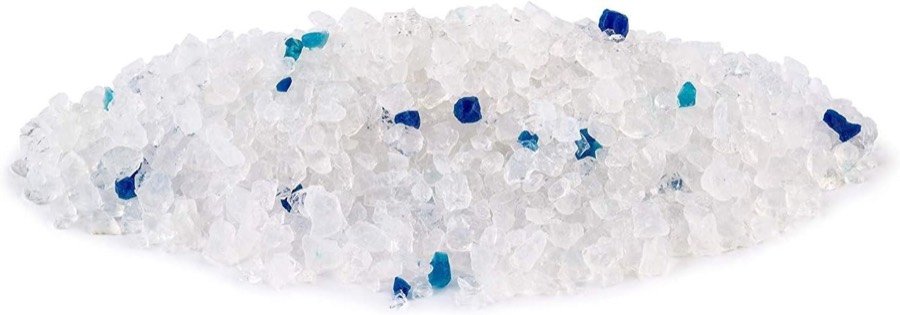 Ver imagen 3 de 5: Cristales de sílice blancos con gránulos azules