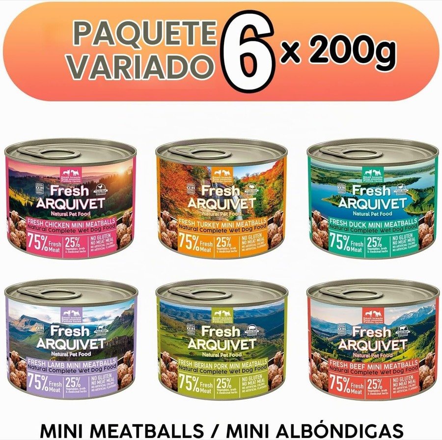 Ver imagen 2 de 6: Lámina del pack variado de seis latas de 200 gramos