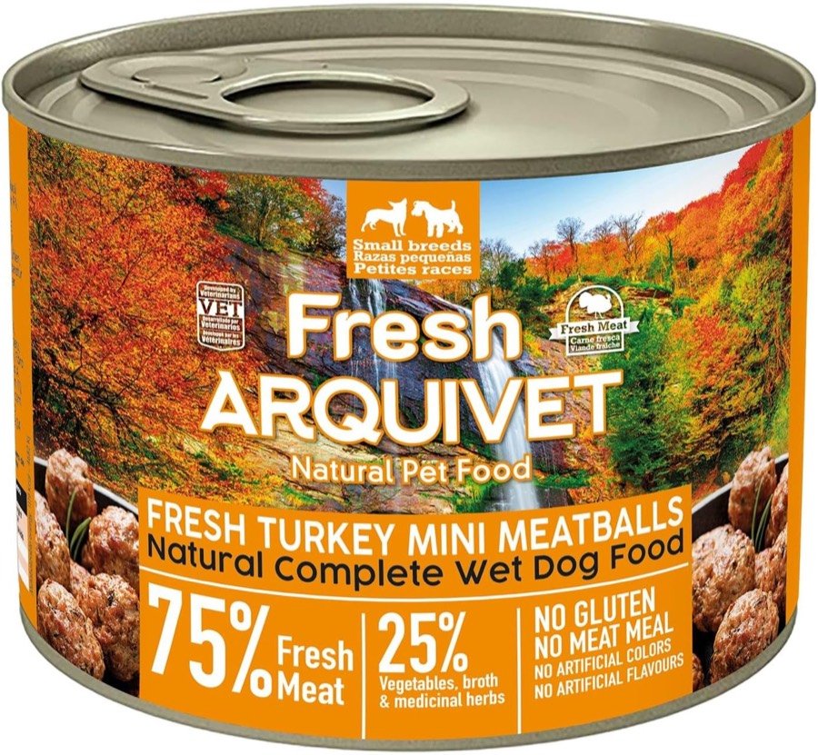 Ver imagen 5 de 6: Lata de albóndigas de pavo de la gama Fresh de Arquivet