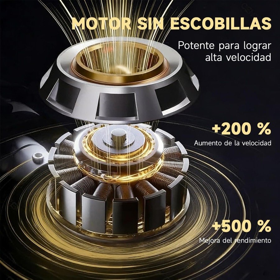 Ver imagen 2 de 6: Motor sin escobillas del aspirador DiliDala en una ilustración del fabricante