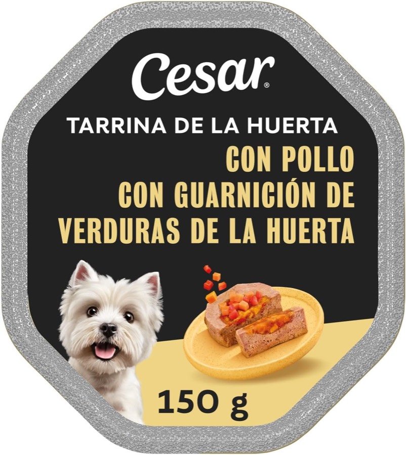 Tarrina de 150 g de Cesar Tarrina de la Huerta con pollo y guarnición de verduras