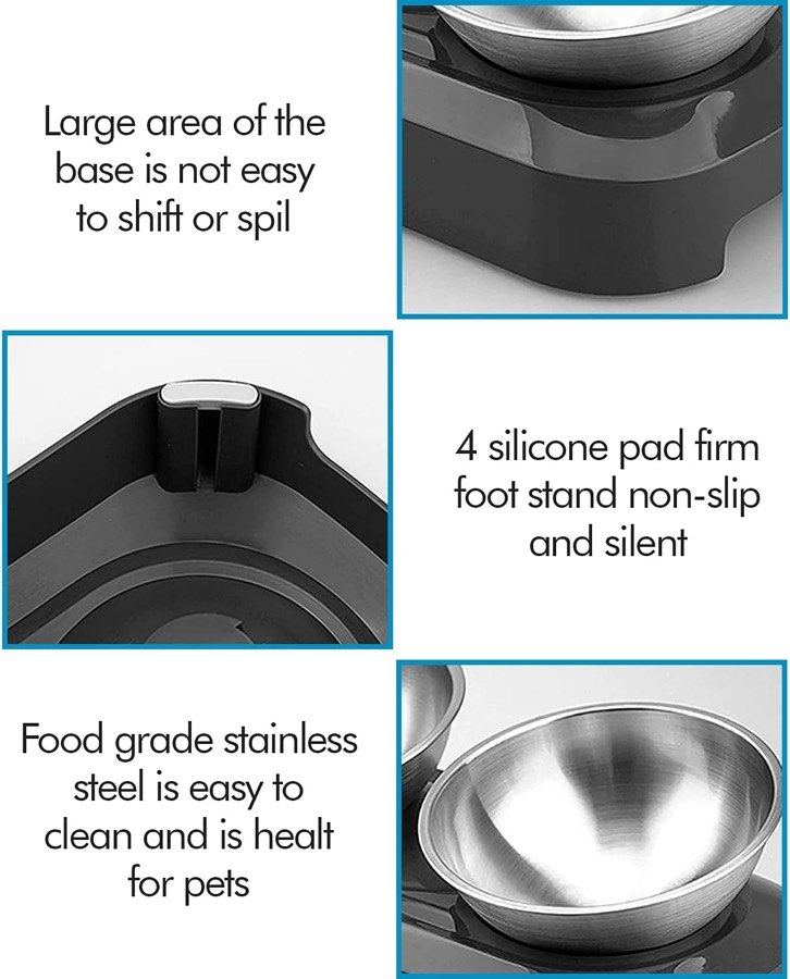 Ver imagen 4 de 6: Detalles de la base ancha, los cuatro tacos de silicona antideslizantes y el interior de acero