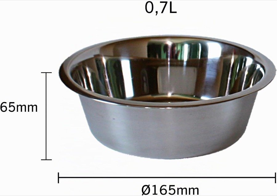Ver imagen 3 de 3: Detalle de un cuenco extraíble: 165 mm de diámetro, 65 mm de alto y 0,7 litros de capacidad