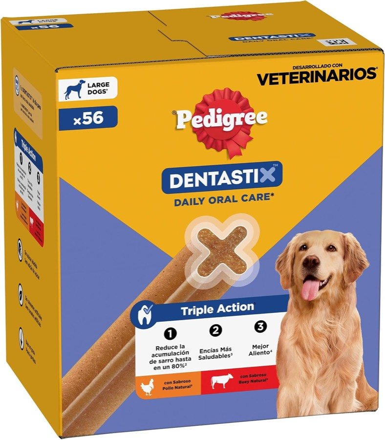 Ver imagen 2 de 6: Sticks dentales Pedigree Dentastix para perros grandes fuera del envase