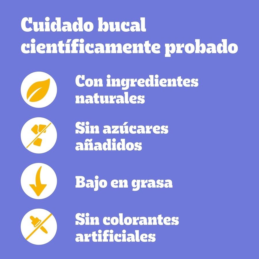 Ver imagen 4 de 6: Ilustración del efecto de limpieza del Dentastix sobre el diente del perro
