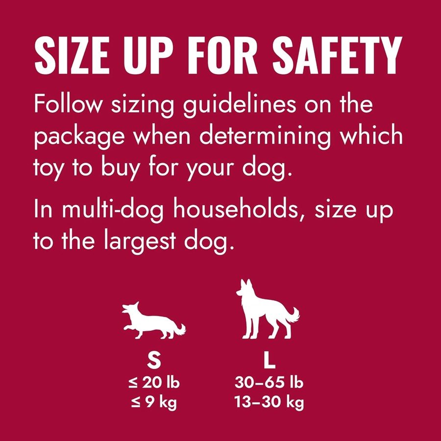 Ver imagen 2 de 6: Guía de tallas del fabricante: S hasta 9 kg y L de 13 a 30 kg, con el consejo de elegir la talla del perro más grande de la casa