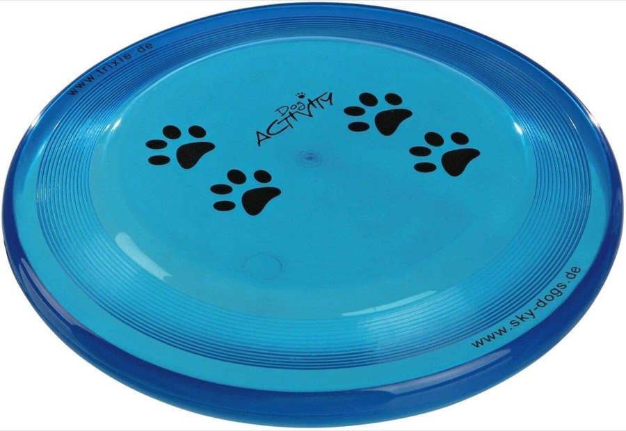 Ver imagen 3 de 4: Disco Trixie Dog Activity azul translúcido con huellas negras