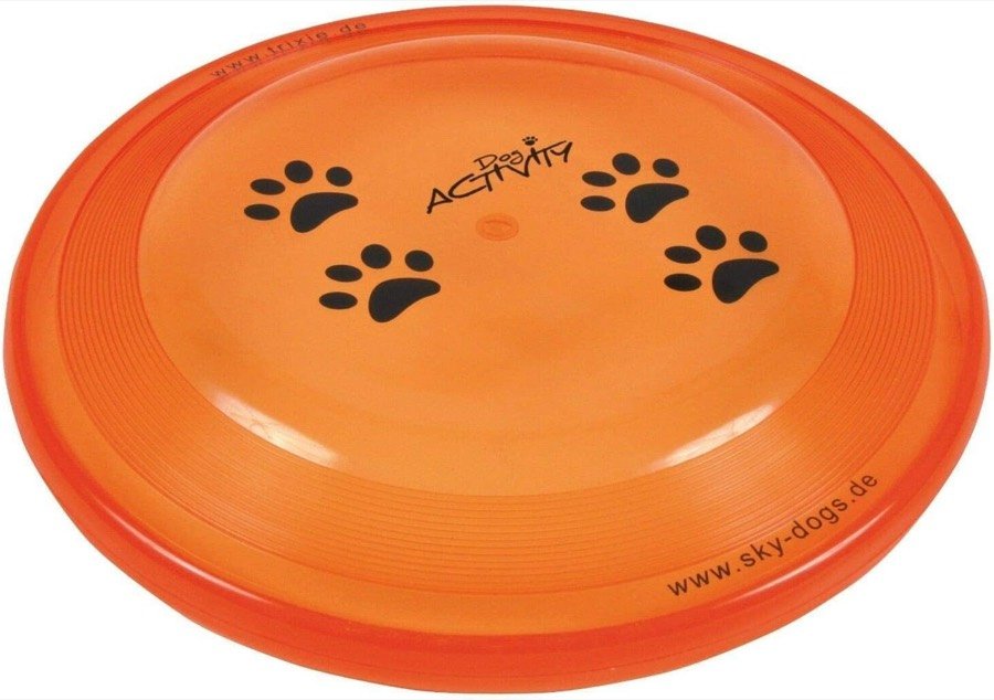 Ver imagen 4 de 4: Disco Trixie Dog Activity naranja visto desde arriba