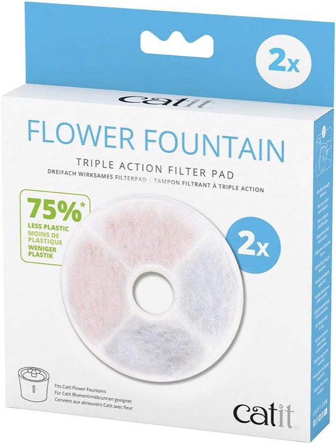 Ver imagen 2 de 2: Envase del mismo filtro Catit Flower en su versión de dos unidades