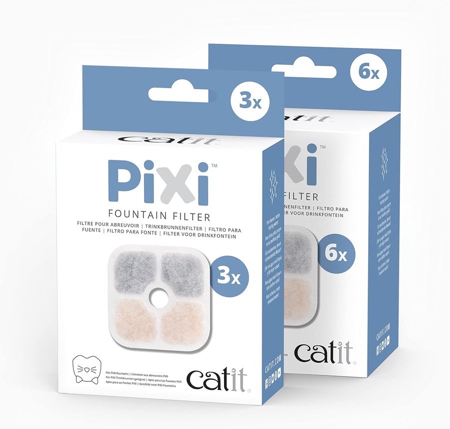 Ver imagen 5 de 5: Dos cajas de filtros Catit Pixi apiladas mostrando el envase original