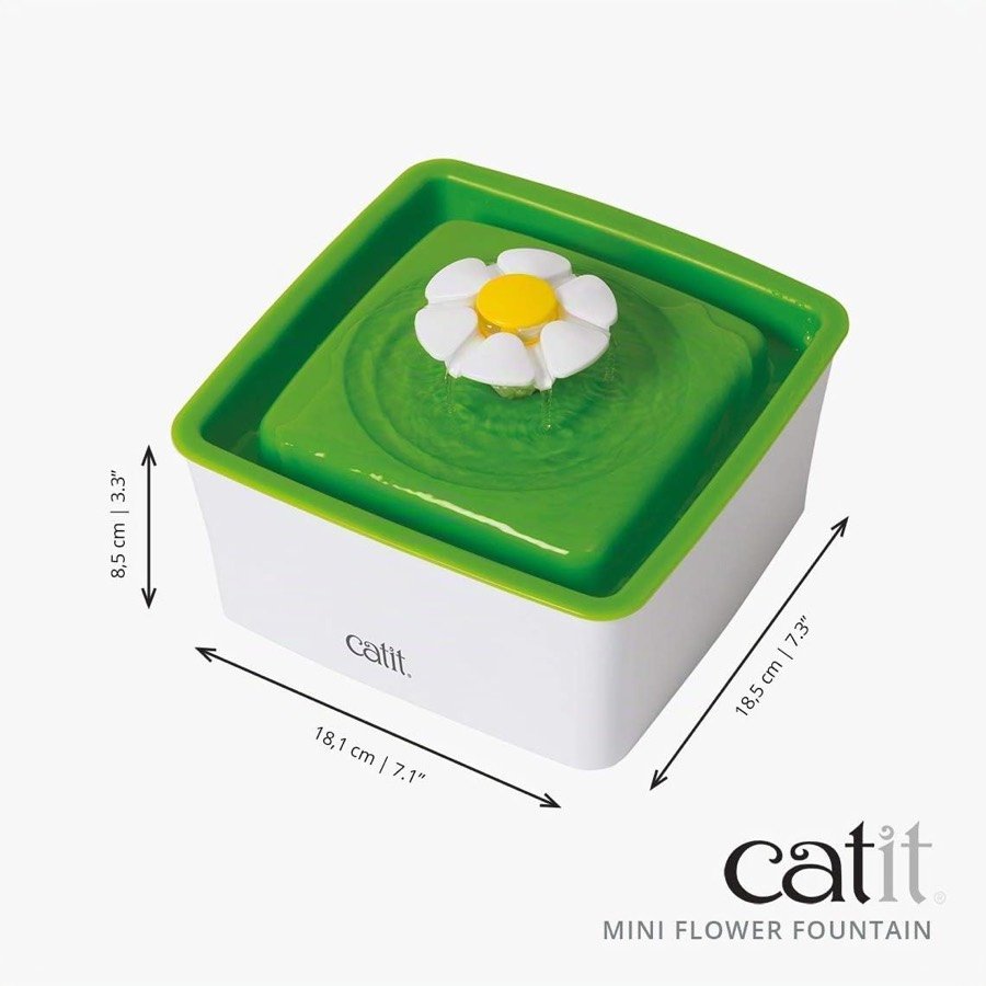 Ver imagen 6 de 6: Cotas de la Mini Flower: 18,1 cm de ancho, 18,5 cm de fondo y 8,5 cm de alto
