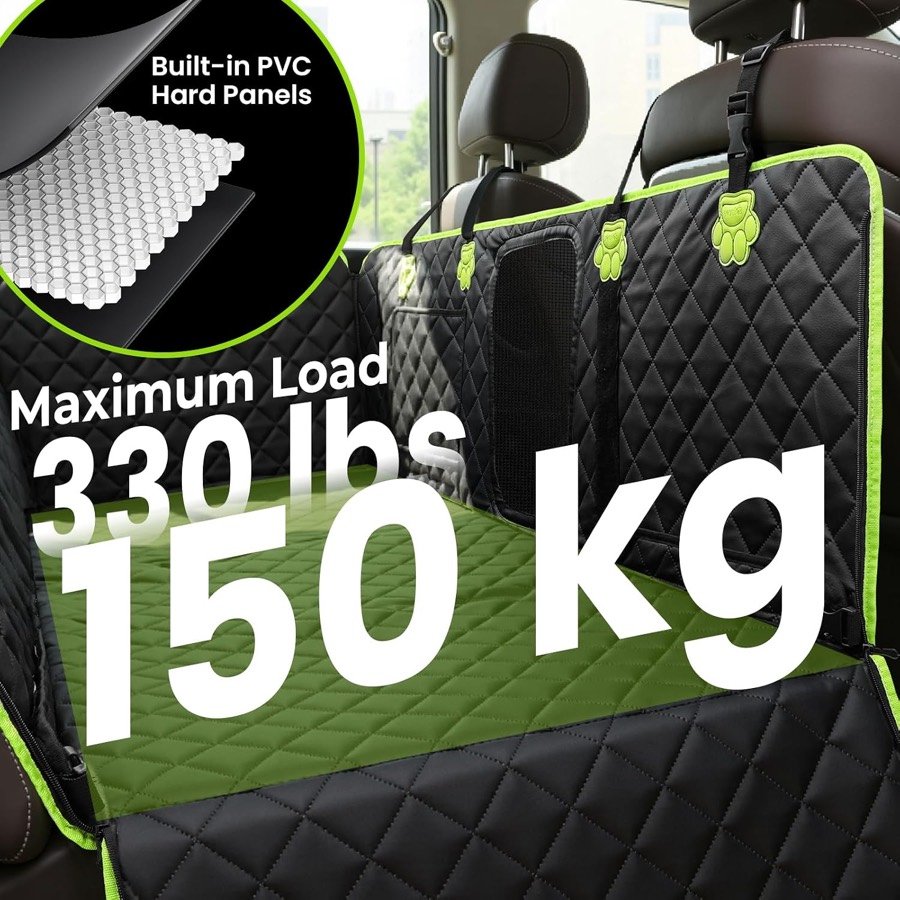 Ver imagen 4 de 6: Funda Pecute con los paneles rígidos de PVC en nido de abeja y el rótulo de carga máxima de 150 kg