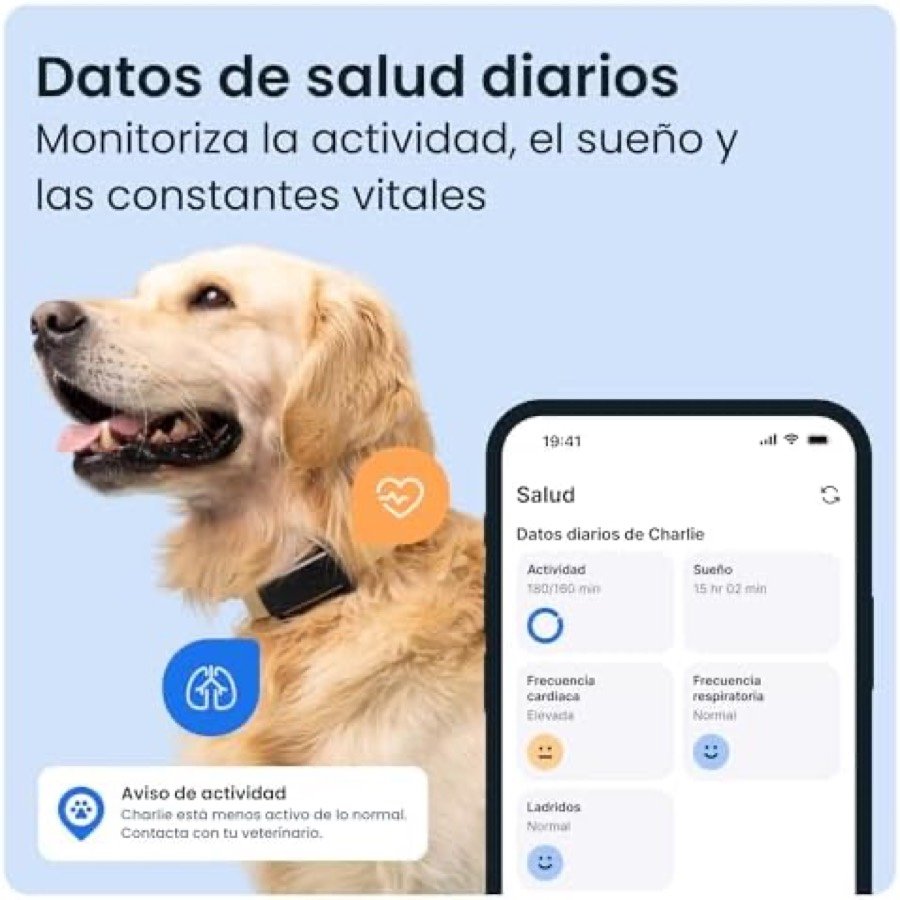 Ver imagen 4 de 6: Pantalla de vallas virtuales y alertas antifuga de la aplicación Tractive