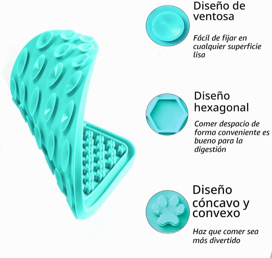 Ver imagen 4 de 6: Detalle de las ventosas traseras y de los tres relieves: hexagonal, cóncavo y convexo