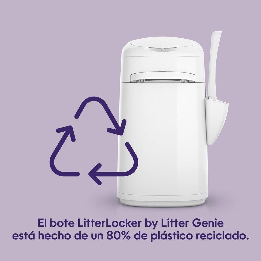 Ver imagen 4 de 6: LitterLocker Fashion con el símbolo de reciclaje: fabricado con un 80 % de plástico reciclado