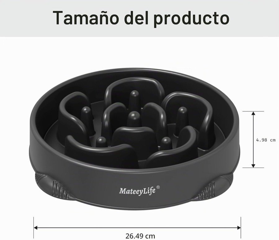 Ver imagen 3 de 6: Esquema con el tamaño del producto: 26,49 cm de diámetro
