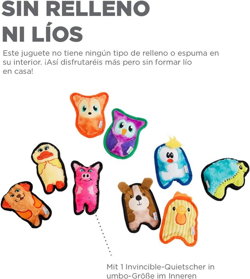 Ver imagen 5 de 6: Varios personajes de la colección Invincibles Minis, sin relleno ni espuma en su interior