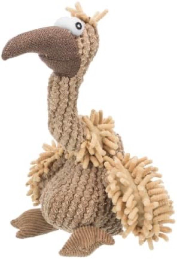 Ver imagen 2 de 5: Peluche Trixie Gustav el Buitre visto de perfil, con sus patas largas y su cuello alargado