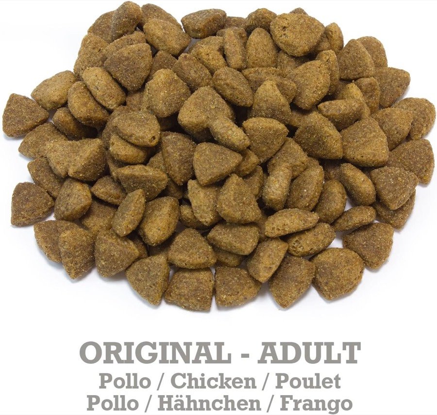 Ver imagen 2 de 6: Montón de croquetas del Arquivet Original Adult con el nombre de la receta de pollo