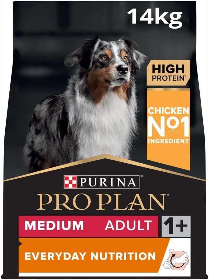 Saco de 14 kg del pienso Purina Pro Plan Medium Adult de pollo