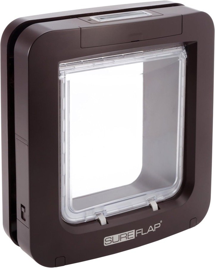 Ver imagen 3 de 3: Puerta SureFlap grande con lector de microchip en marrón