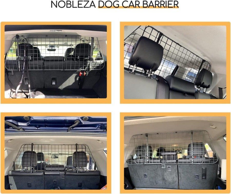 Ver imagen 6 de 6: Cuatro fotos de la rejilla Nobleza instalada en distintos coches, vista desde el maletero