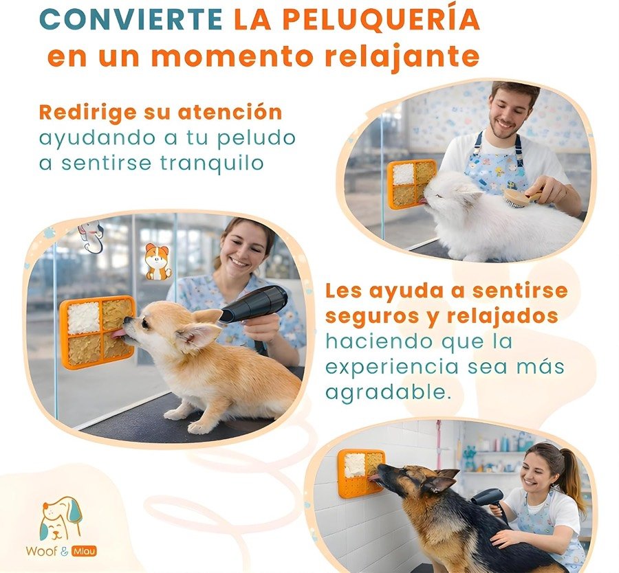 Ver imagen 5 de 6: La alfombrilla usada durante el cepillado y la peluquería canina